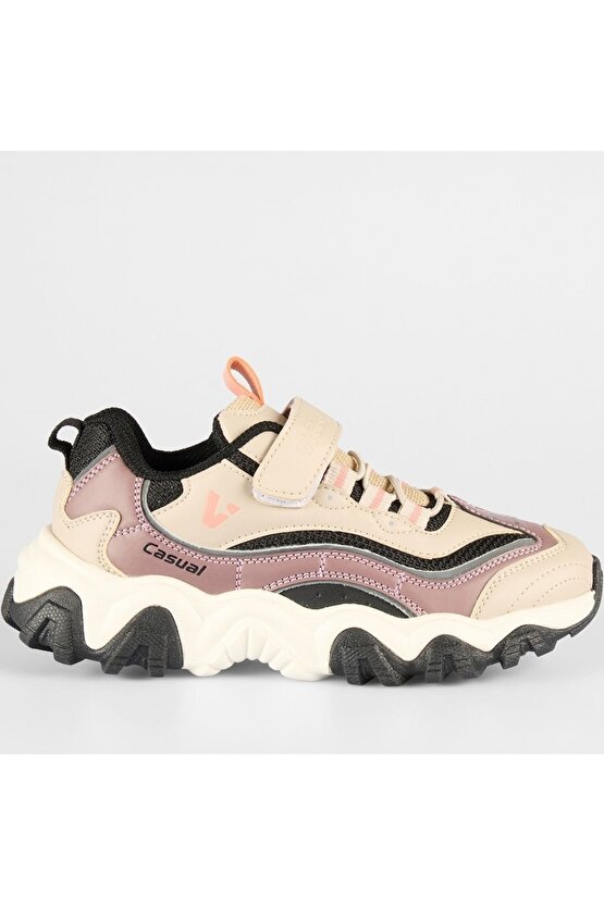 Pote D-lites Ortopedik Çocuk Spor Ayakkabı BEJ