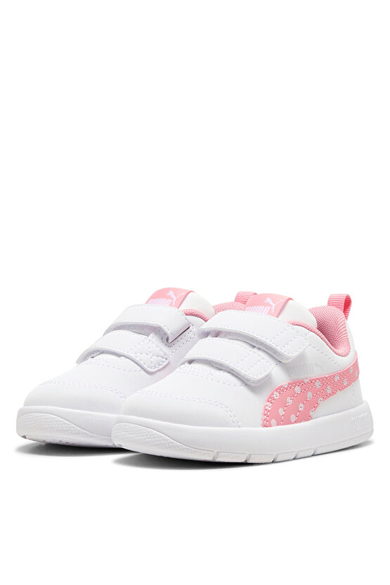 Beyaz Bebek Yürüyüş Ayakkabısı 39875905-Courtflex V3 Dotty V Inf P