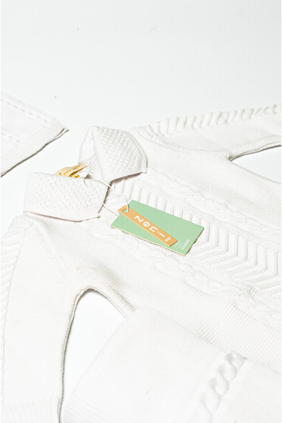 Yeni Doğan 5li Örme Triko Tulum Set