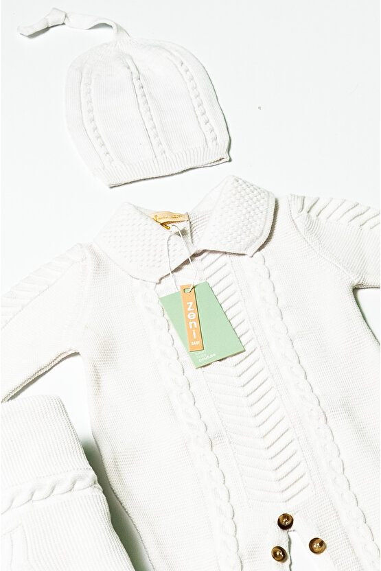 Yeni Doğan 5li Örme Triko Tulum Set