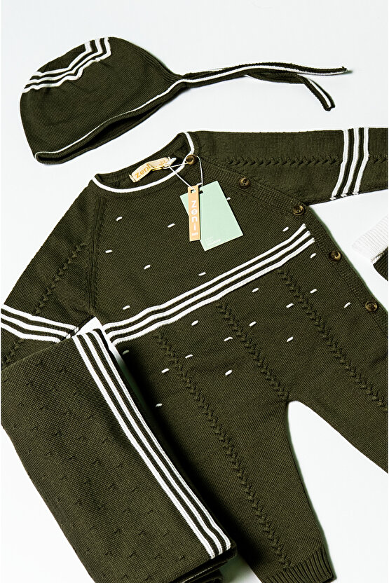 Yeni Doğan 5li Triko Tulum Set