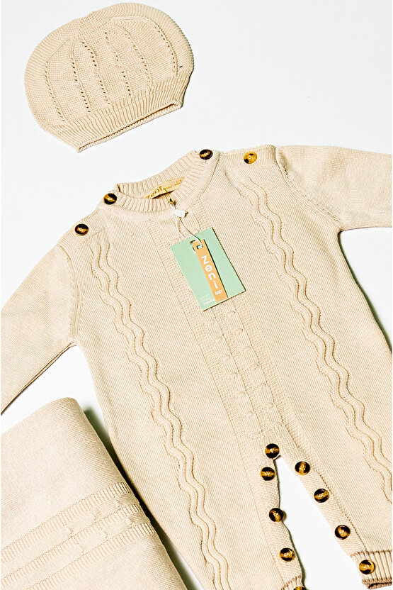 Yeni Doğan 5li Triko Tulum Set