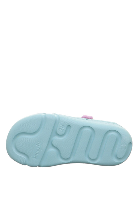 Yeşil Kız Çocuk Düz Sandalet