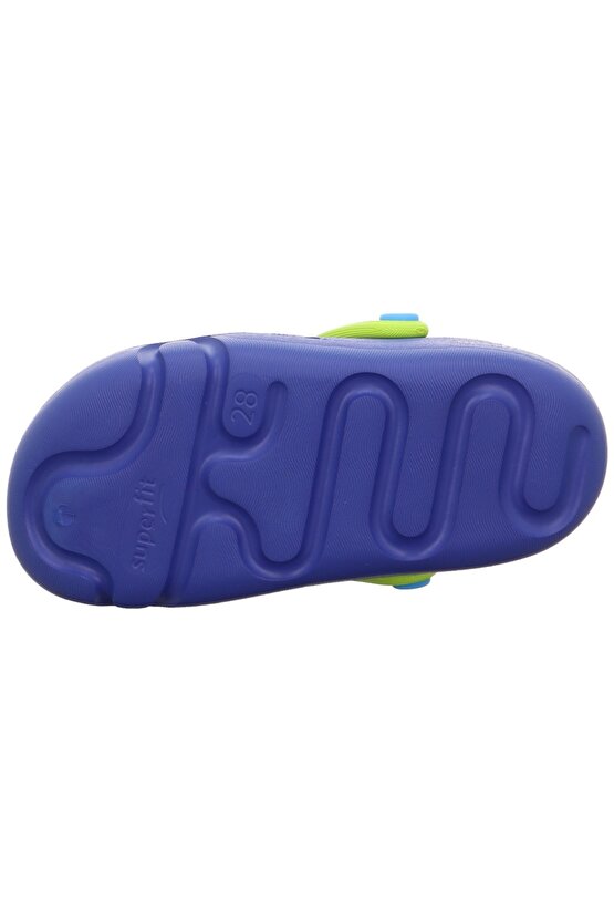 Mavi Erkek Çocuk Düz Sandalet