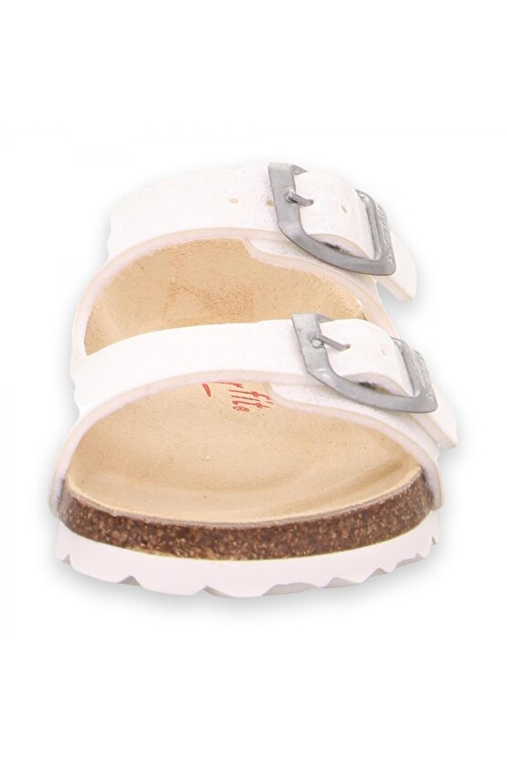 800111 G Deri Krem Unisex Terlik