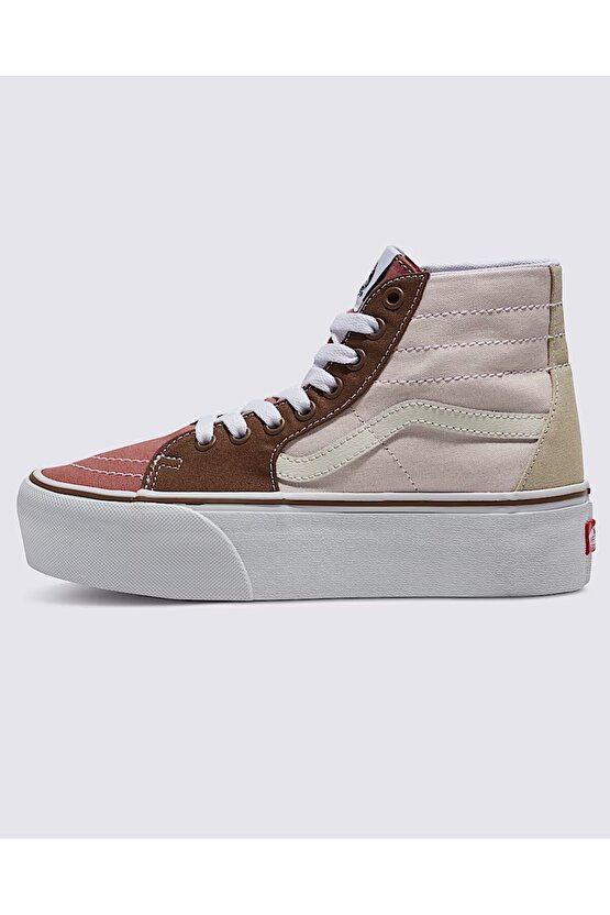 Kadın Pembe Sk8 Hi Tapered Stackform Earthy Blocking Multi Color Sneaker