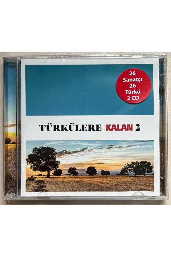 Türkülere Kalan 2 Cd 26 Sanatçı 26 Türkü (Jelatininde Sıfır Orjnal Dönem Baskı Cd)