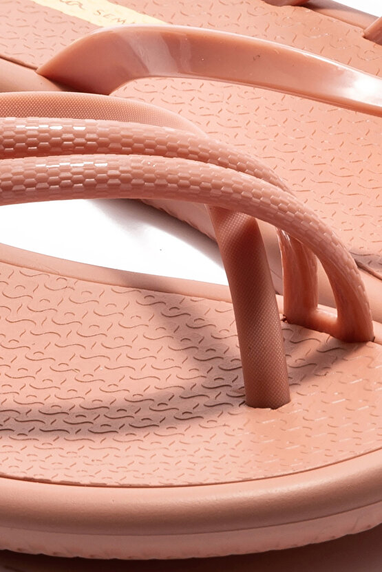 Meu Sol Rasteria Kadın Parmak Arası Terlik Pudra 3742