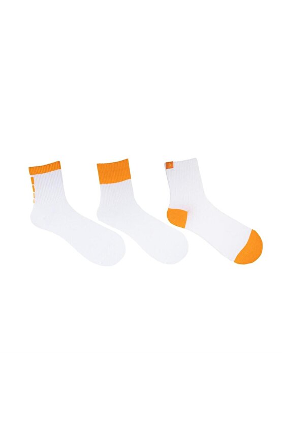 3 Çift Pamuk Kadın Tenis Çorap