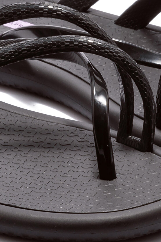 Meu Sol Rasteria Kadın Parmak Arası Terlik Siyah 3742