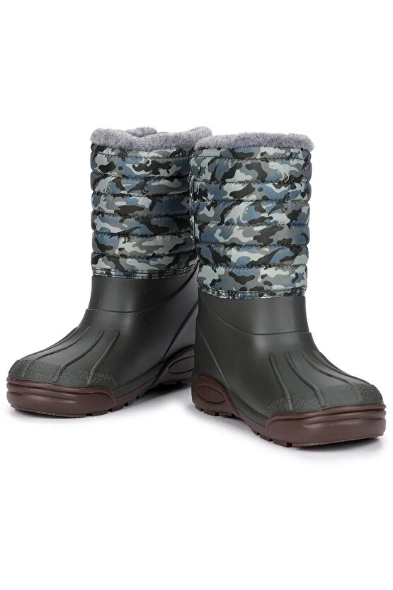 W10210-042 Topo Ski Camo Çocuk Günlük Bot