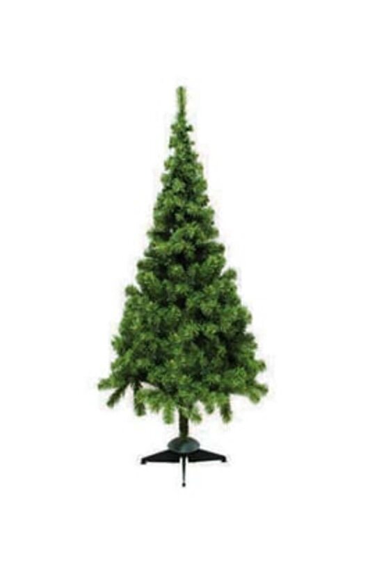 Çam Ağacı - 150 Cm, Yoğun 220 Dallı - Sağlam Kırılmaz ve Dengeli Plastik Ayak