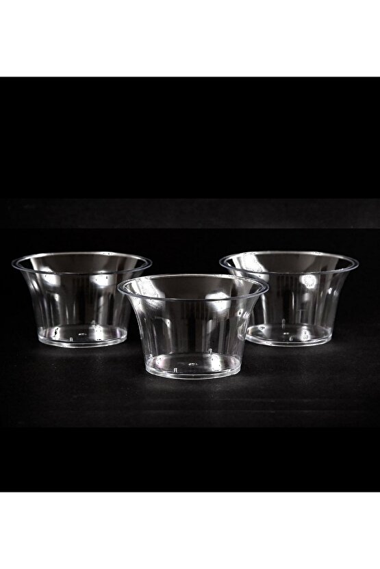 Plastik Kristal Tatlı Kabı 180cc Cappello 30 Adet (1 Paket)