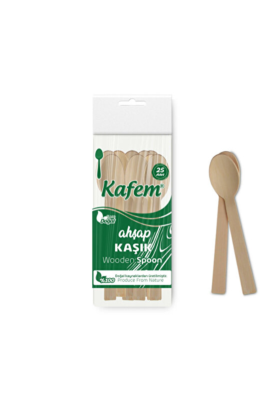 Ahşap Kaşık 25’li