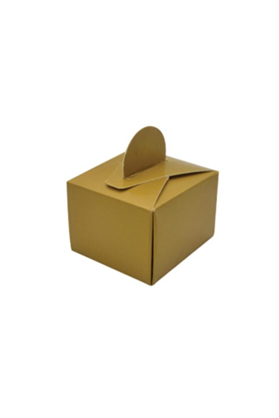 Mini Lokum,şeker Kutusu Gold (50 Adet)