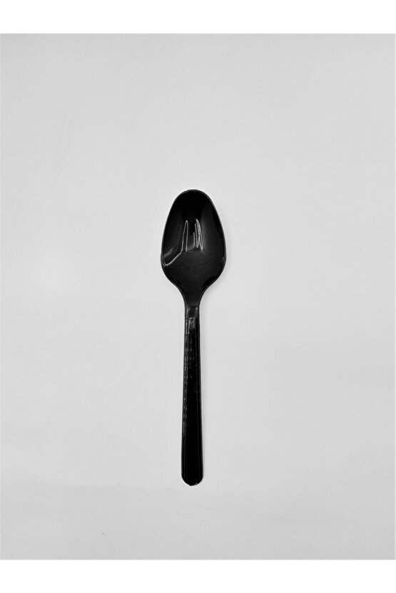 Siyah Plastik Kaşık 100lü