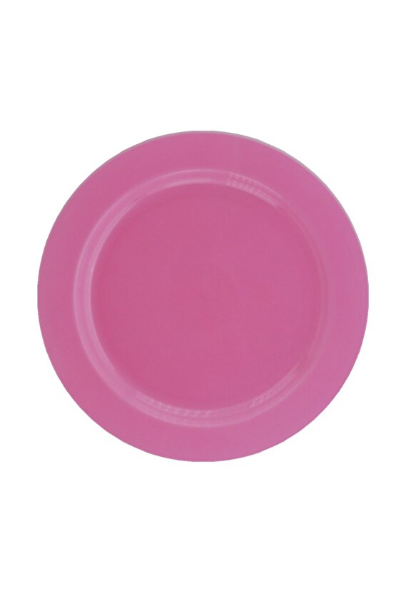 Pembe Myebi Mika Tabak 23 cm 10 Adet