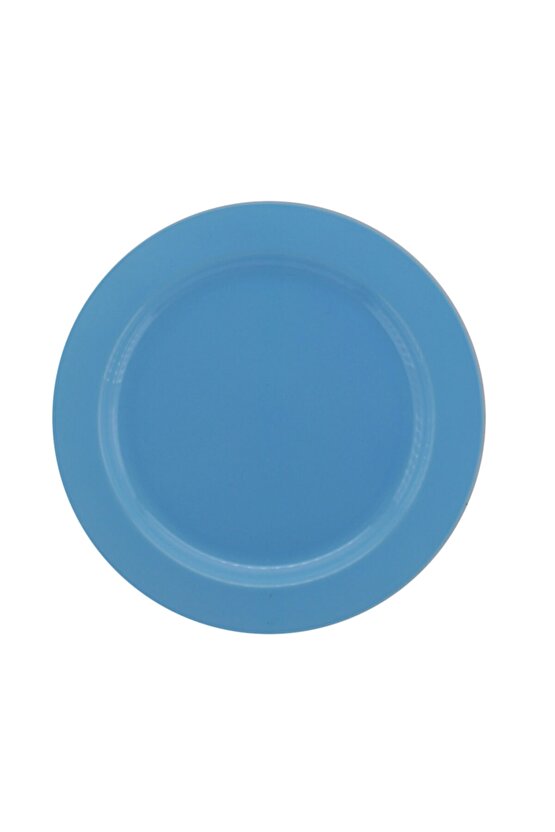 10 Adet Mavi Myebi Mika Tabak 26 cm