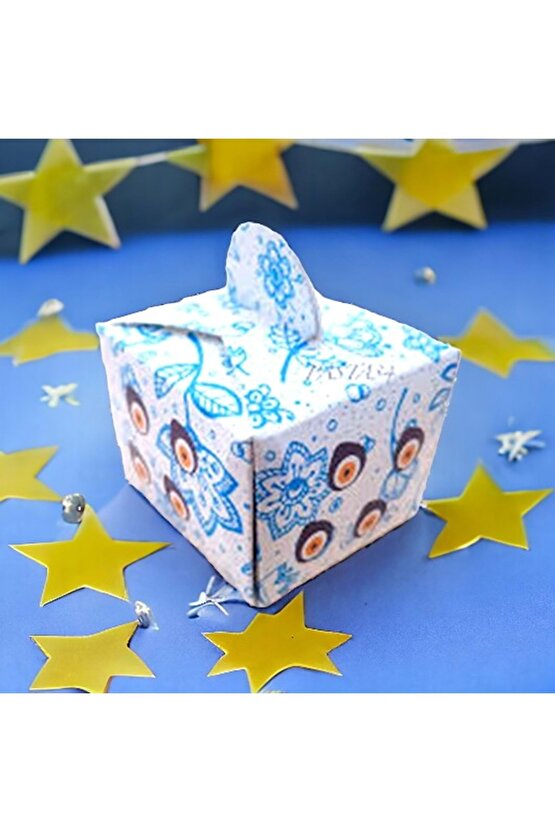 Lokum Kutusu - Küp - Nazar Boncuğu 50li