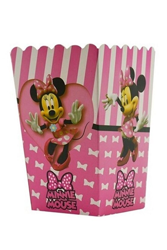 Mısır Kutusu Popcorn Minnie Mouse Temalı 8 Li