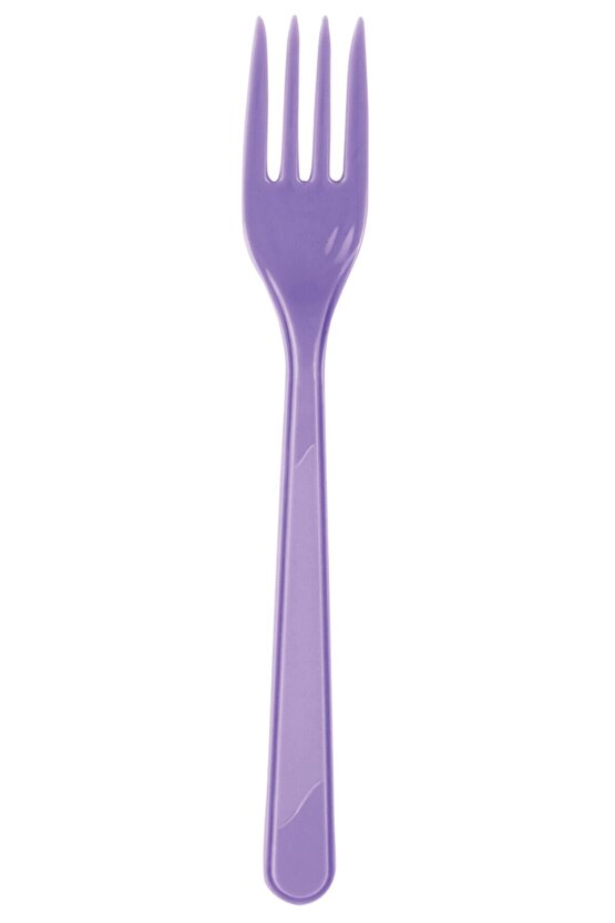 Lila Renkli Çatal 25-li