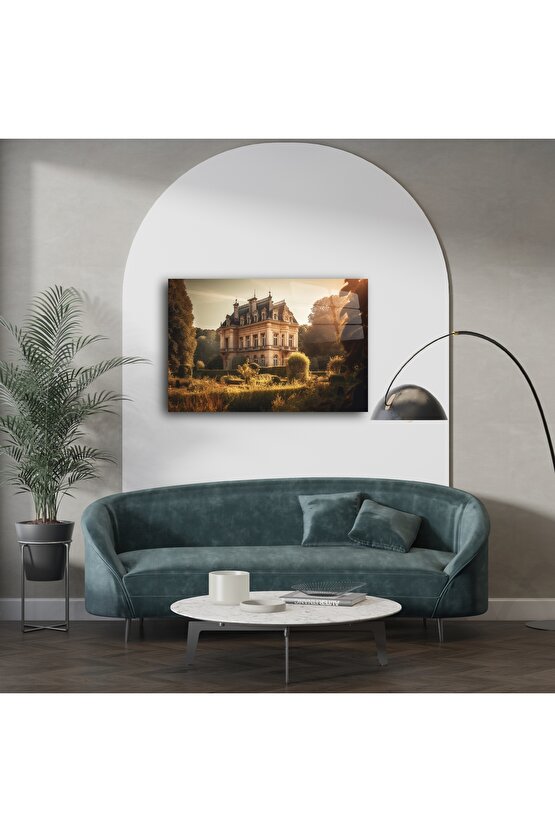 Fransız Tarzı Malikâne Cam Tablo