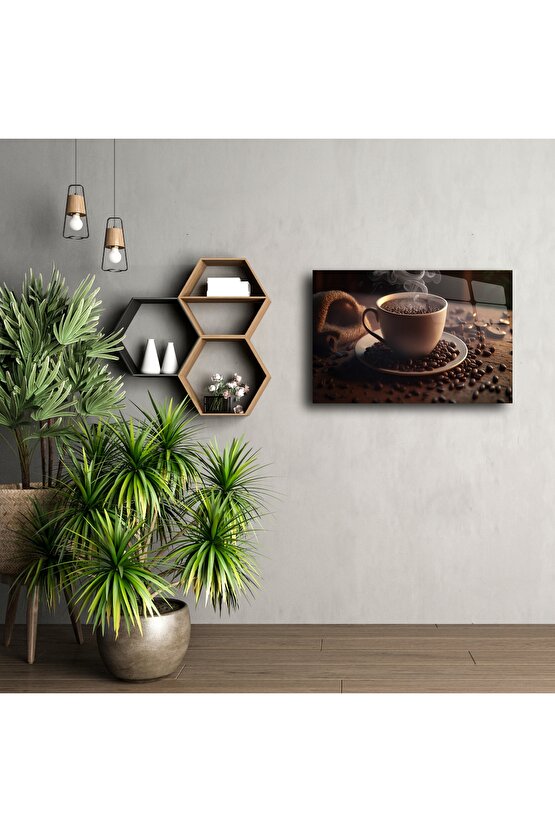 Rustik Cam Duvar Tablosu