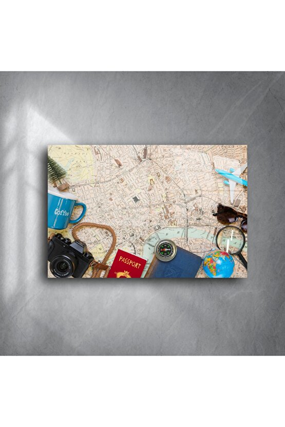 Retro Seyahat Temalı Duvar Posteri