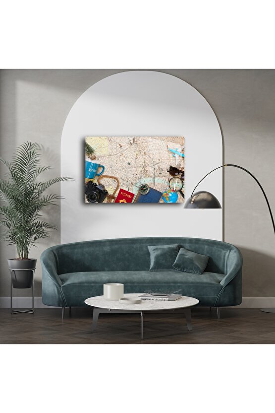 Retro Seyahat Temalı Duvar Posteri