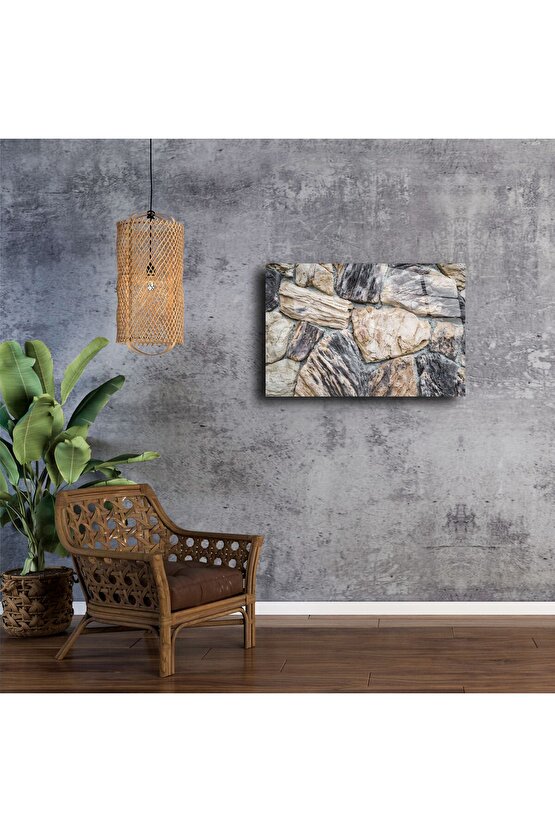 Doğal Nehir Taşları Akrilik Tablo