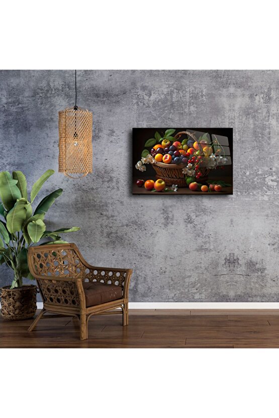 Modern Cam Duvar Tablosu