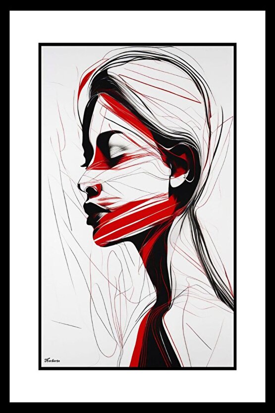 Kadersiz Kadın Digital Art ( ÇERÇEVESİZ - ÇERÇEVE YOKTUR ) ( ULTRA HD ) FOLYO AFİŞ - POSTER