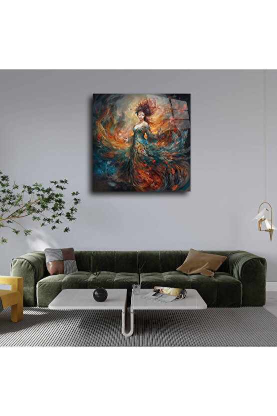 Mavi Vazoda Çiçekler Digital Art ( ÇERÇEVESİZ - ÇERÇEVE YOKTUR ) ( ULTRA HD ) FOLYO AFİŞ - POSTER