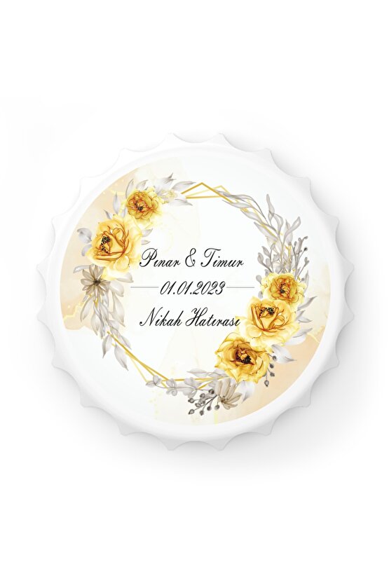 50 Adet Kapak Açacak Magnet Buzdolabı Süsü, Söz, Nişan, Kına, Nikah, Düğün Hatırası Promosyon 20