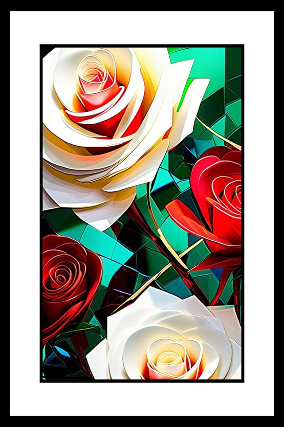 Güllerim Digital Art ( ÇERÇEVESİZ - ÇERÇEVE YOKTUR ) ( ULTRA HD ) FOLYO AFİŞ - POSTER