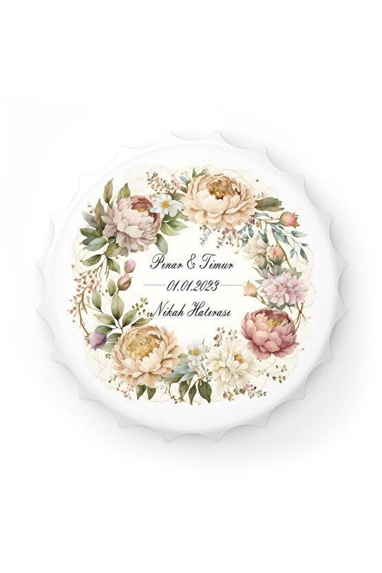 50 Adet Kapak Açacak Magnet Buzdolabı Süsü, Söz, Nişan, Kına, Nikah, Düğün Hatırası Promosyon 10