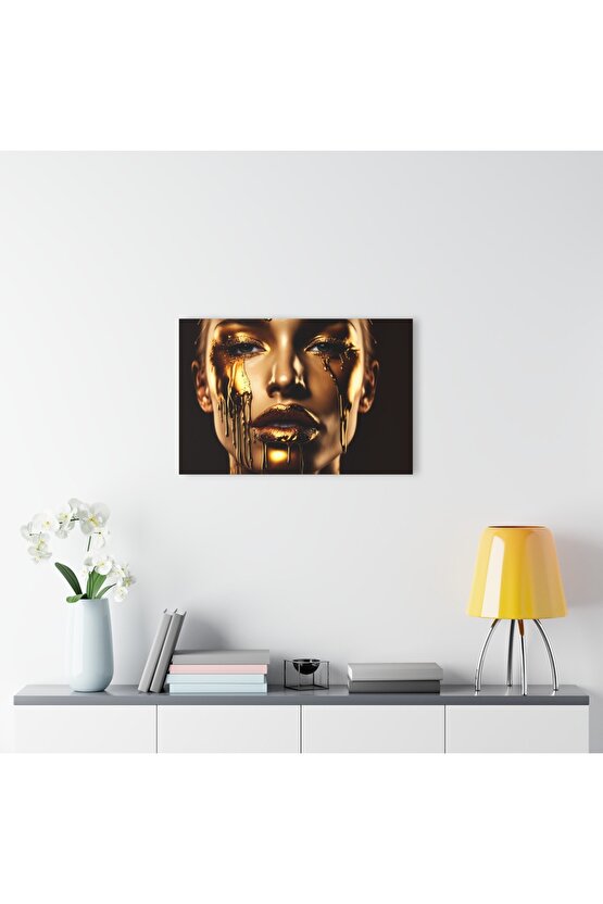 Kadın Model Cam Tablo Duvar Dekoru 16