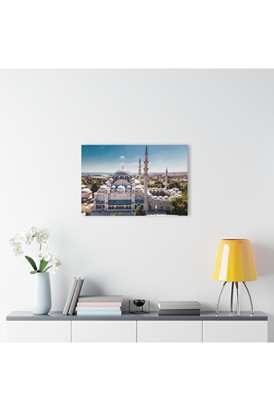 Süleymaniye Camii İslam Cam Tablo Duvar Dekoru
