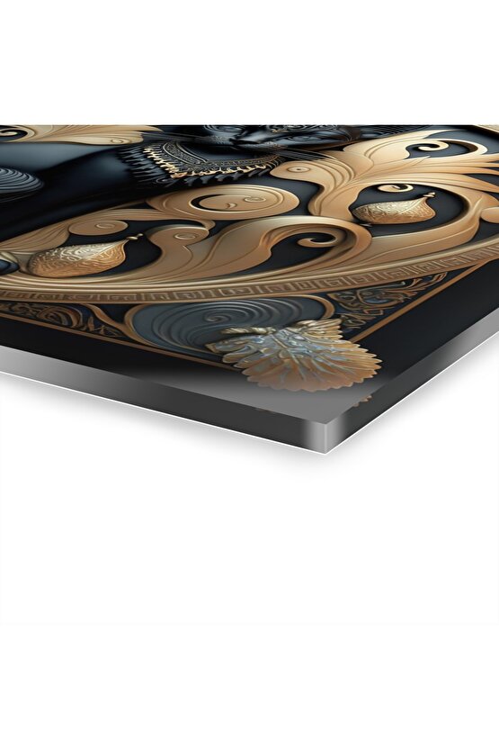 3d Kedi Cam Tablo Duvar Dekoru