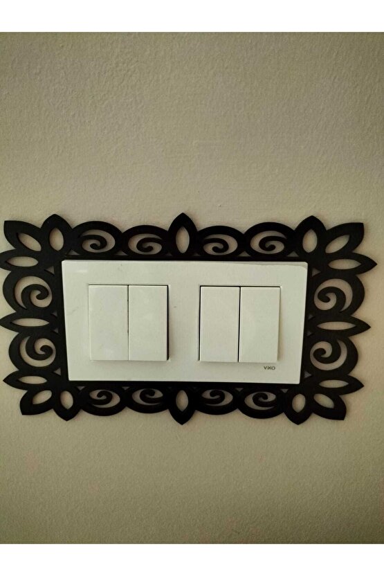 Desenli Ikili Prizlik Duvar Süsü 3mm Mdf 2