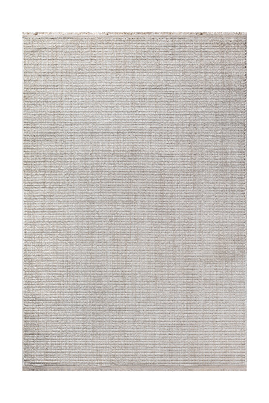 Yalın Microfiber Bukle Dokuma Halı Antre Hol Kesme Halı Yolluk 5771 Krem