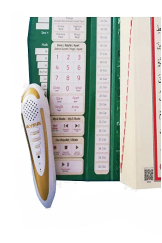 Kuran Okuyan Kalem Kalemli Kuranı Kerim Bluetoothlu Diyanet Onaylı 3 Yıl Garantili Ihya K. Ayracı