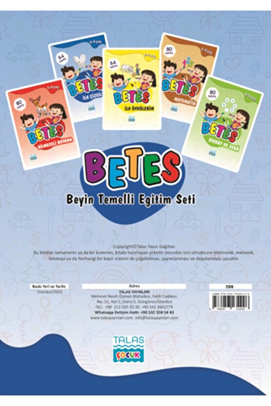 Betes İlk Çizgilerim 5-6 Yaş [mustazen]