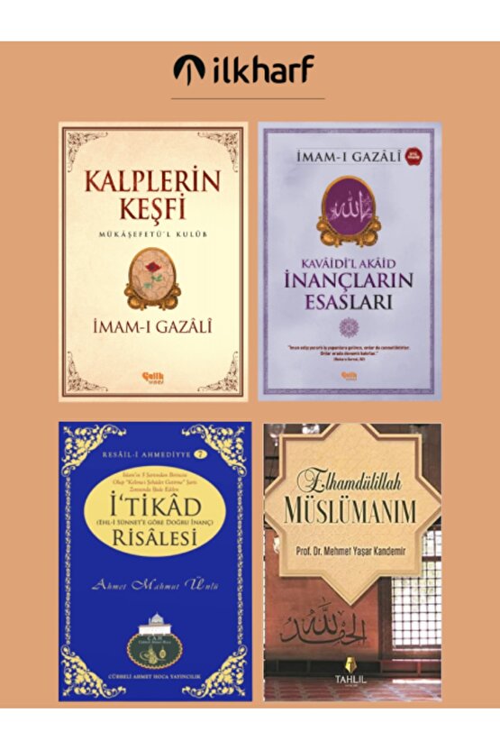 Kalplerin Keşfi - İnançların Esasları - İtikad Risalesi - Elhamdülillah Müslümanım 4lü Set