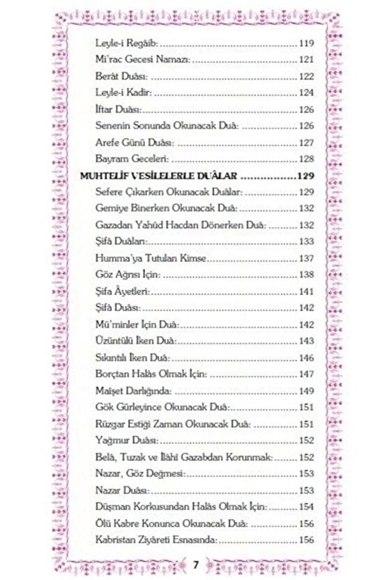 Dualar ve Zikirler (Karton Kapak) - Mahmud Sami Ramazanoğlu