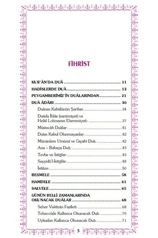 Dualar ve Zikirler (Karton Kapak) - Mahmud Sami Ramazanoğlu