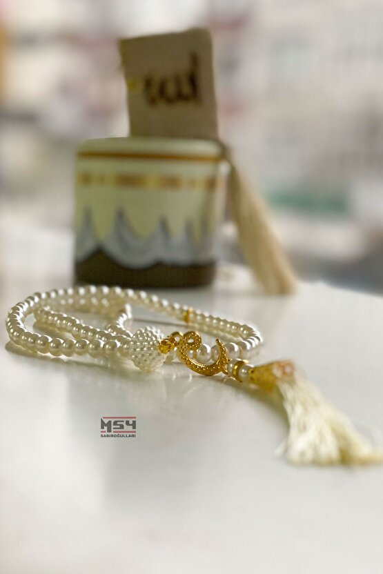 10 Adet Kabe Desenli Mini Kutu Tesbih Seti Hediyelik