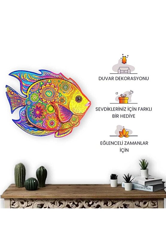 Organica Ahşap Yapboz Ringa Balığı