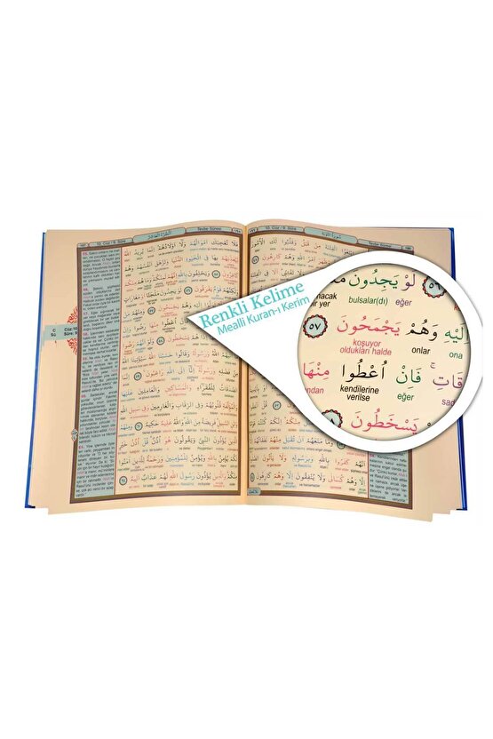 Kuranı Kerim Ve Renkli Kelime Meali - Orta Boy - Seda Yayınevi - Bilgisayar Hatlı