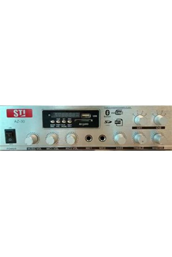 Stı Az-30 2x60 Watt Hat Trafolu Mixer Amplifikatör